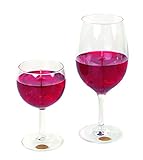 Größe: 15,6 x 9,2 x 4,8 cm Rotweinglas Kerze 0,2 Liter. Kerze im Ballonglas in schöner Rotwein Farbe und gut riechend. Glas nach Reinigung benutzbar. Sieht täuschend echt aus.