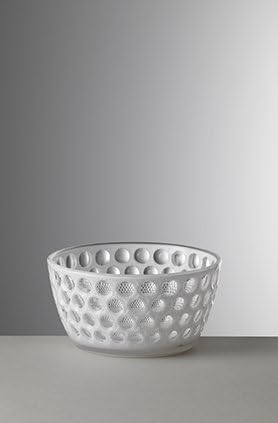 Mario Luca Giusti Lente Acrylic Snack Cereal Bowl White