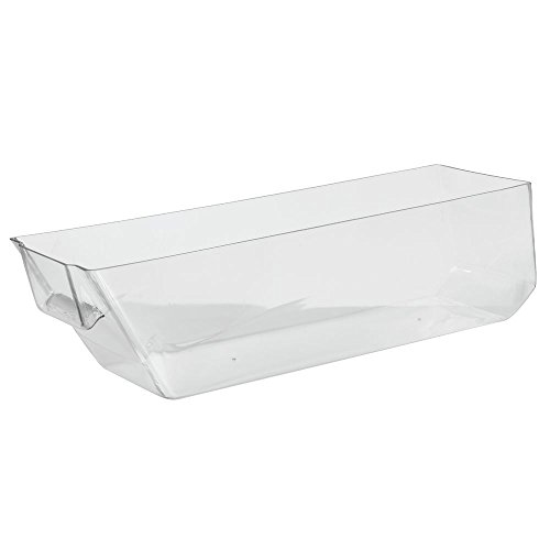 Bulk Food Bin with Angled Front Clear PETG Plastic- 27.5"L x 6"W x 7.4"H