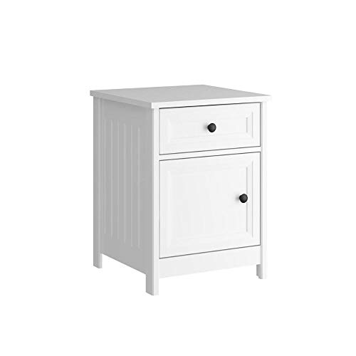 Mesa de Cabeceira Ditália 1 Gaveta 1 Porta Dm-114 Branco