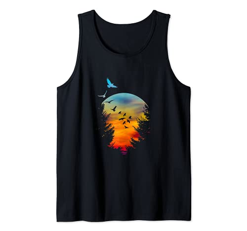 Retro Vintage Sun Valley Idaho Sunset Lovers Camiseta sin Mangas