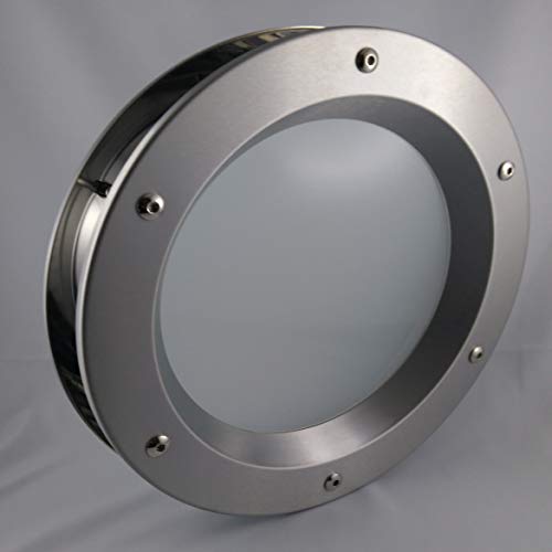 Ojo de buey para puerta de acero inoxidable INOX, diámetro de 350...