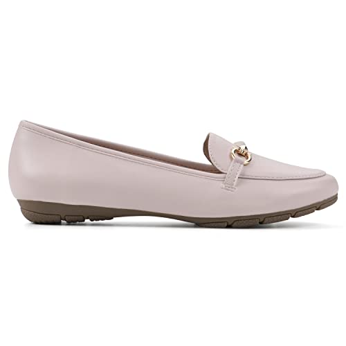Image of CLIFFS BY WHITE MOUNTAIN Women's Glowing Cushioned Loafer Flat