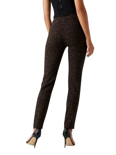 Guess Womens Eco Creta Stretch Pant, Leopard Winter Print, Large by GUESS - Used condition - Image 4