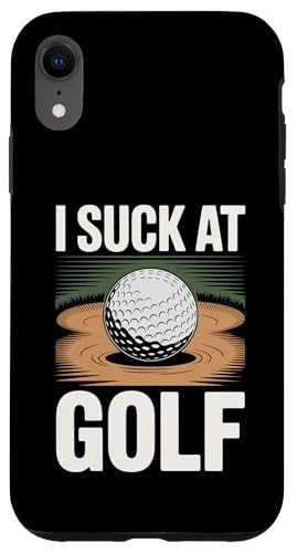 I Suck At Golf Joke ʔSt s Ȓj St X}zP[X iPhone XR p