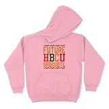 Future HBCU Graduate Kids Hoodie Sweatshirt Youth Medium Pink