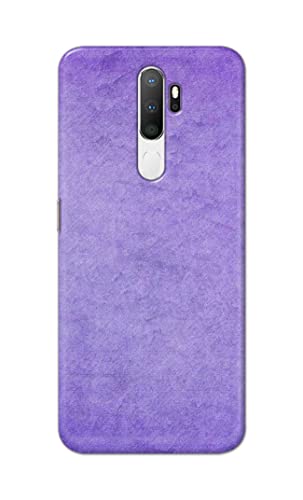 Image of Plain Purple Hard Back Case Cover for Oppo A5 (2020) / Oppo A9 (2020) / Oppo A11x Back Cover -(J5) VNS2226