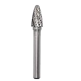 SF-3 Tungsten Carbide Burr Rotary File Tree Shape Radius End Shape Double Cut for Die Grinder Drill...