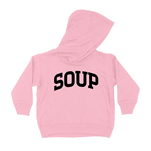 Soup Collegiate Kids Hoodie Sweatshirt Toddler 5T Light Pink