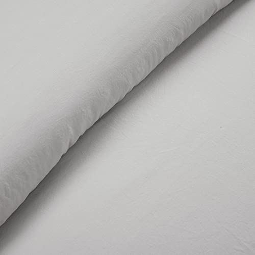 Image of Lush Decor Reyna Ruffle Cotton Duvet Cover Set 3 Piece Set Full / Queen, Light Gray - Queen Size Bedding Set - Gray Duvet Queen- Ruffled Bedding - Coquette Decor