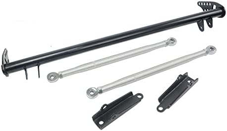 PQY Front Traction Control Tie Bar Set Compatible with 92-00 Honda Civic Del Sol EK EG EH EJ EM 94-01 Acura Integra DC