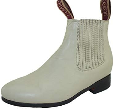 La Barca Botín Charro Papa Grande Color Hueso Piel de Ternera Amplio :  Amazon.com.mx: Ropa, Zapatos y Accesorios
