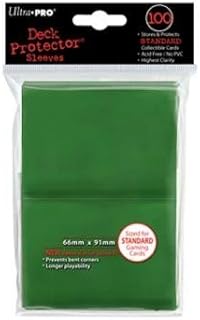 UP 100ct STANDARD DECK PROTECTORS - GREEN