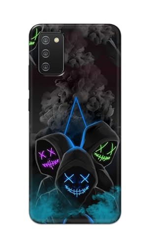 Image of PRINTFIDAA Printed Hard Back Cover Case for Samsung Galaxy M02s | Samsung A02s | Samsung F02s | Samsung A03s Back Cover (Mask Man) -112