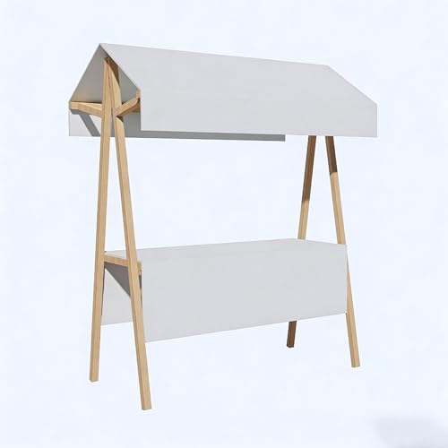 Carrito de venta plegable al aire libre con toldo para puesto de comida 2