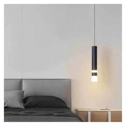 Lustre à longue ligne moderne et éclairage suspendu de chevet pour salon chic