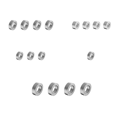 RIAARIO R16061 Ball Bearing Set Spare Part for RC Car ROG1 & X12S