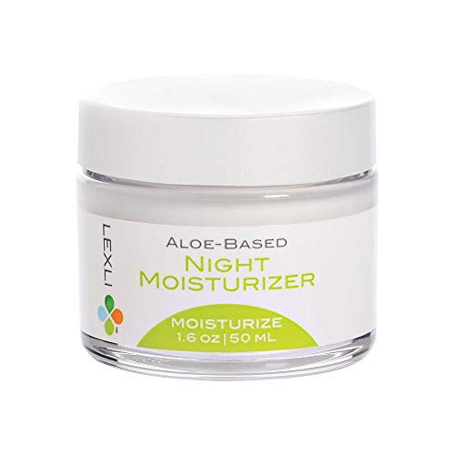 Lexli Night Moisturizer For Face | Thick, Luxurious Night Facial Moisturizer Cream For Dry, Sensitive Skin | Formulated With Pharmaceutical-grade Aloe | 4 Oz