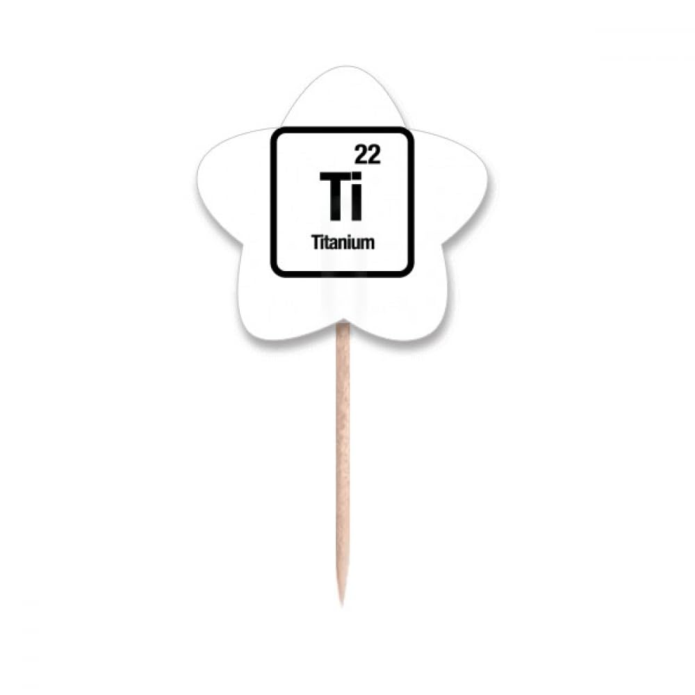 Cure-dents drapeaux etoiles science chimie motifs tableau periodique