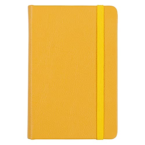 Journal en cuir jaune beurre haut de gamme - Carnet rigide collection Inspire