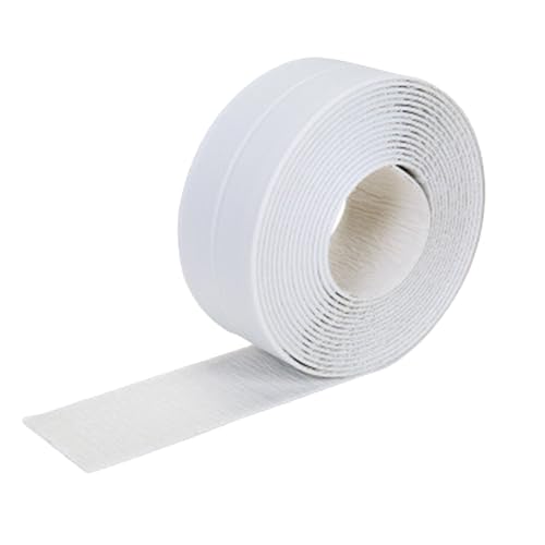 Tapado De Calafateo De Baño - Tira Impermeable, Cinta De Sellado De Ducha | Adhesivo Flexible Para La Junta Del Baño, El Borde Del Fregadero De La Cocina, Las Esquinas De Baño, La Barrera A Prueba De