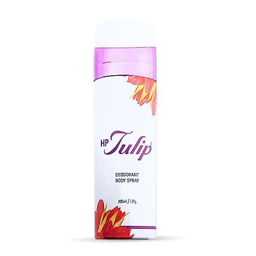 Image of HP Tulip Deodorant for Women, 200 ml | Floral, Fresh - Long lasting eau de parfum | Musk, Lavender, Geranium & Orange | Best Spring Fragrance |Gift For Sister | Gift For Friends