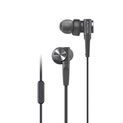 Image of (Renewed) Sony MDR-XB55AP Premium Wired In Ear Headphone with Mic (Black)