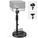 Nakelulu Beamer Ständer, 360° Desktop Projektorhalterung Höhenverstellbar von 28cm bis 45cm, Beamer Tisch Halterung mit 1/4 Zoll Montageschraube, Projector Halterung für Heimkino, Spielzimmer, Büro