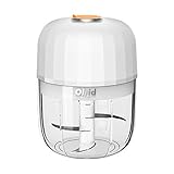 Electric Mini Garlic Chopper, Olrid Food Processor, Garlic Mincer, for Chop Onion Nut Ginger Vegetable Pepper Spice Meat, Baby Food, Easy Cleaning, BPA Free (350ml)