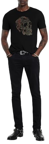 John Varvatos Men's Embriodered Skull Tee3
