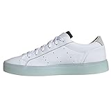 Gedämpfte Laufschuhe adidas Sleek W Damen-Kletterschuhe, Weiß - Weiße weiße Eisminze. - Größe: 38 EU