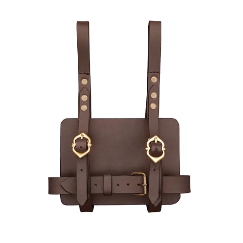 Lord of Battles Libro o diario dell'avventuriero realizzato a mano in vera pelle, 13 x 18 cm, marrone