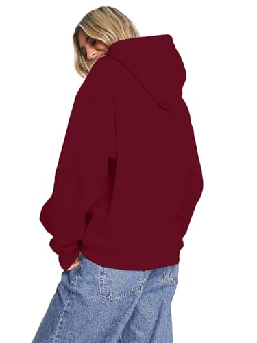 Image of LEOTUDE Women's Oversized Loopknit Drop Shoulder Hooded Neck Sweatshirt || Women Winter wear