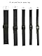 NZZXTO Replacement Stainless Steel Watch Band for Skagen Bering Unisex Watches with Screw ，Fits More Sizes（24mm Black Hole pitch 15mm