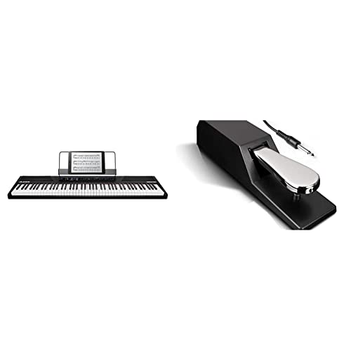 Alesis Recital – Piano Numérique/Clavier de 88 Touches Semi-Lestées de Taille Authentique & ASP-2 – Pédale de Sustain… - Les Beatles, Paul McCartney, John Lennon, RIngo Starr, George Harrison Alesis Recital - Piano Numérique/Clavier de 88 Touches Semi-Lestées de Taille Authentique & ASP-2 - Pédale de Sustain…