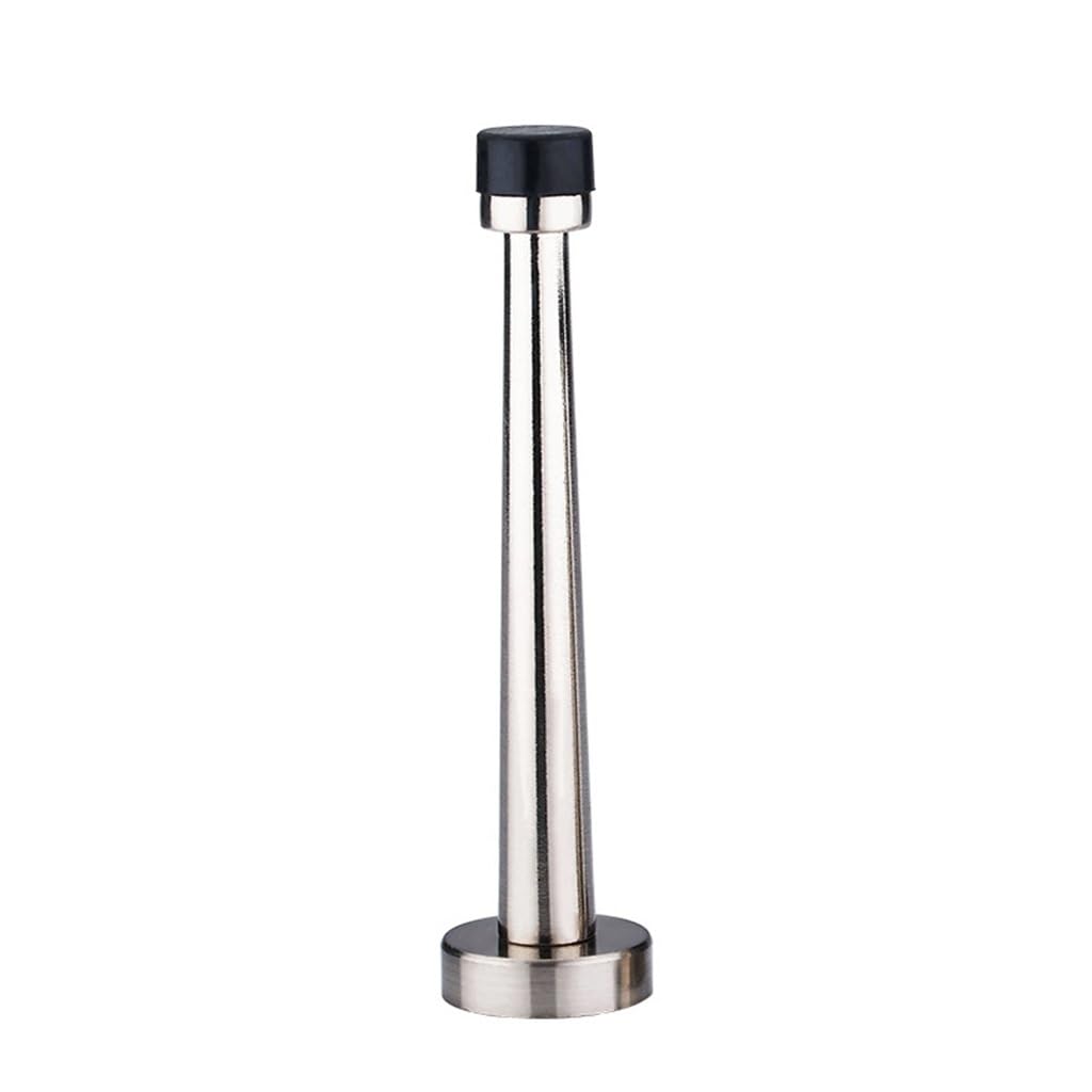 Door Stop Wall Mounted Metal Door Bumper 80mm/100mm/120mm/150mm Door Stop Bumper Rubber Door Stopper for Bathroom Kitchen Bedroom, 1 Pcs(150mm)