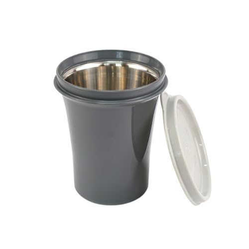 Image of SignoraWare Monarch Stainless Steel Tumbler | Airtight & Leakproof | Easy to Carry & Clean | Ideal for Cold Beverages | Perfect for Office, School, Home & Outdoor Use (400ml | Grey)