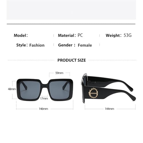 MTONY Wide Leg Big Frame Sunglasses for Men Women UV400 Large Sun Glasses Vintage Eyewear2