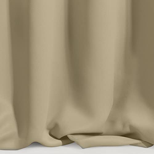 Eurofirany Logan Vorhang Blickdicht, Blackout, Satin Verdunkelungsvorhang mit Ösen-1 STK. Ösenvorhang, Elegant, Glatt, Einfarbig… – Ansicht 4