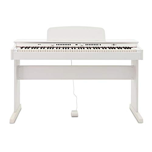 Pack avec Piano Numérique DP-6 par Gear4music et Accessoires Blanc - Les Beatles, Paul McCartney, John Lennon, RIngo Starr, George Harrison Pack avec Piano Numérique DP-6 par Gear4music et Accessoires Blanc – Image 4