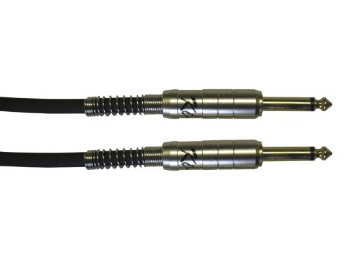 Ki-Sound SMSS 10ft Gold Tip Straight Guitar Cable - Black