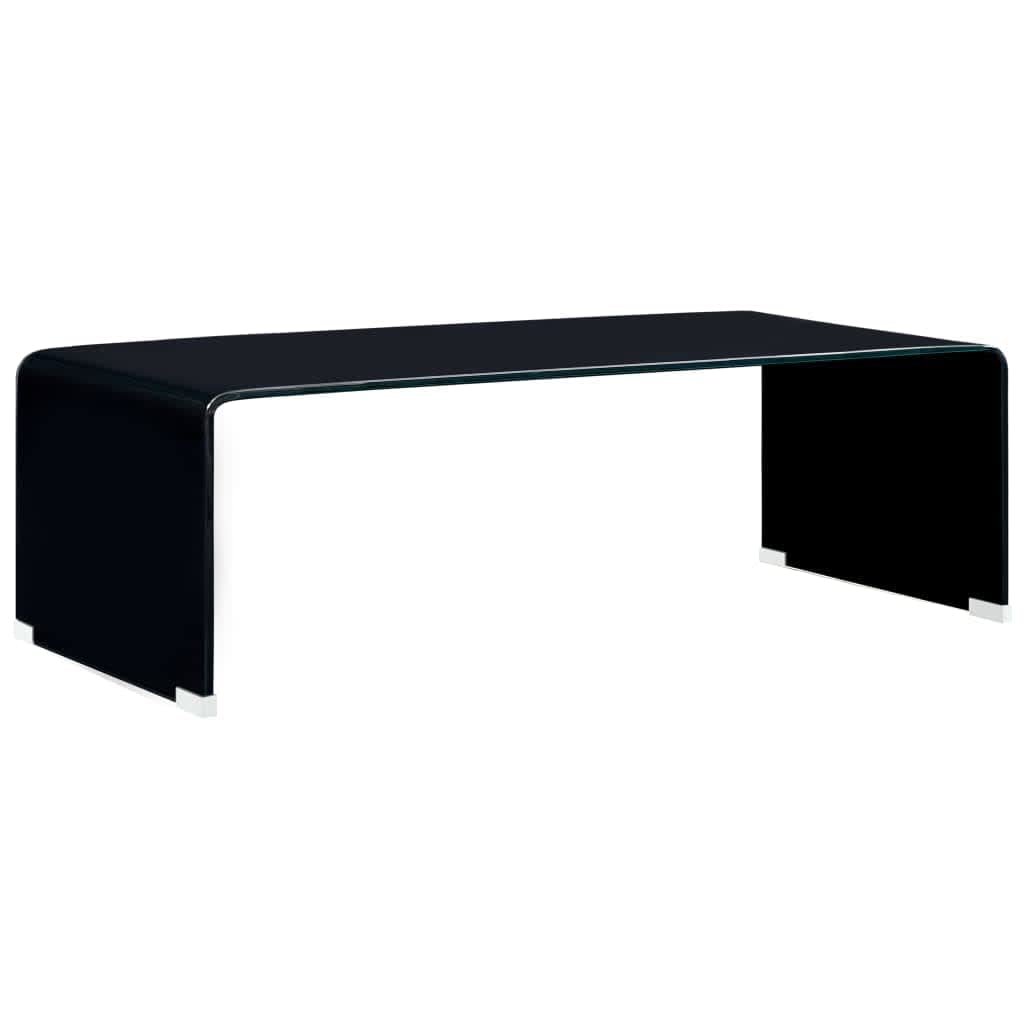 vidaXL Couchtisch, Schwarz, 98 x 45 x 31 cm