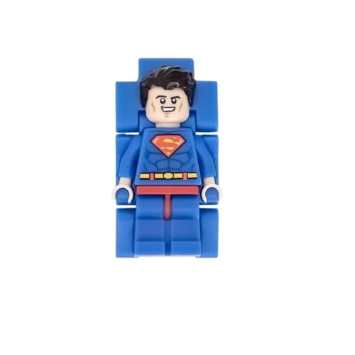 Image of LEGO Kid DC Superman Minifigure Link Analog Watch 8021575