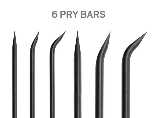 Image of TEKTON Pick, Hook, and Mini Pry Bar Set, 24-Piece | LVR14001