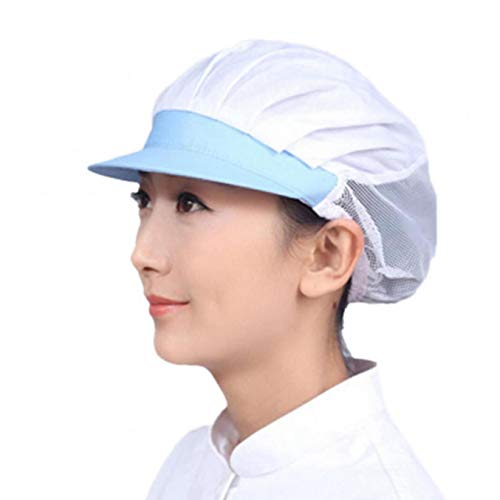 Preisvergleich Produktbild AMOYER Unisex Mesh Industrial Werkstatt Arbeits Cap Arbeitsschutz Küche Kappen