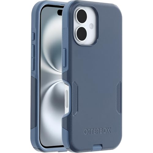Image of OtterBox iPhone 16 Commuter Series Case - Baby Blue Jeans