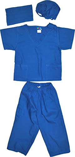 Kids Doctor Dress Up Surgeon Costume Set, 6/8, Royal #TOP4