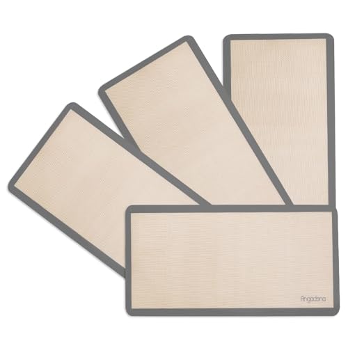 Silicone Baking Mats For Harvest Right Freeze Dryer Small Size Trays 4 pcs (Gray, S - Small)