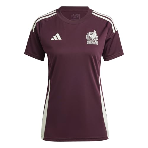 Adidas Women's Mexico Jersey, Dark Burgundy, Medium