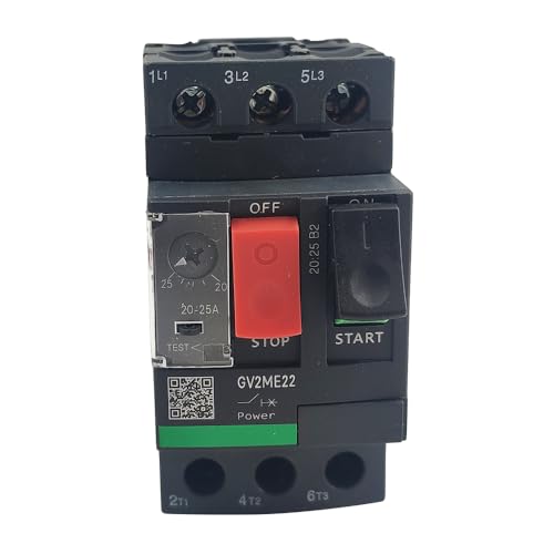 GV2ME22 Motor Circuit Breaker 20-25A Manual Motor Starter Button GV2M Series New miniatura 2